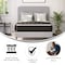 Flash Furniture Dream 10 in Hybrid Mattress, Full Size High Density Foam and Pocket Spring Mattress in a Box, White/Black DR-E230P-R-F-10-GY-GG - alternate 4